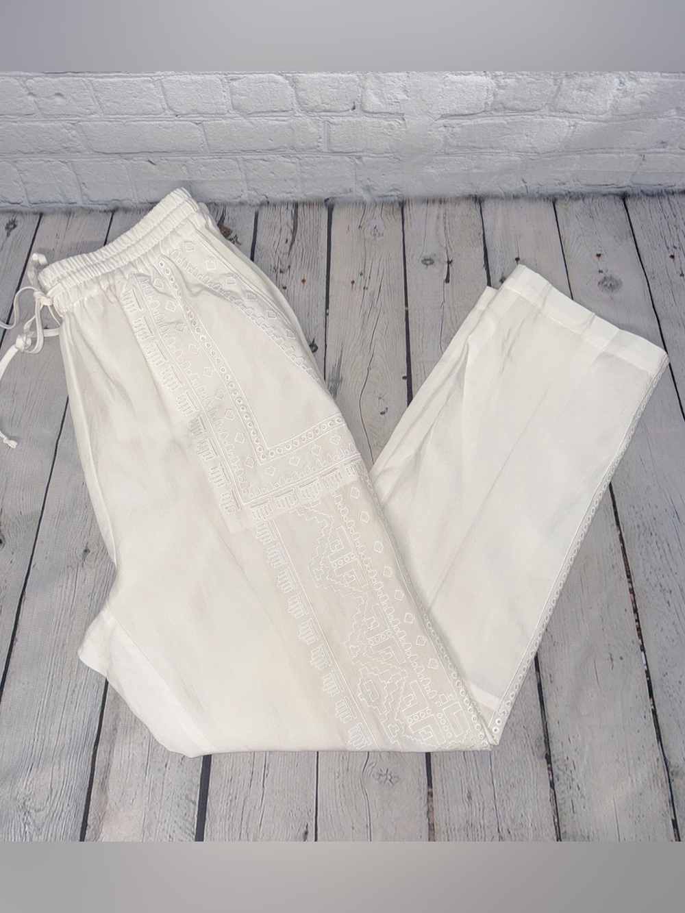 Kobi Halperin Embroidered Drawstring Pants